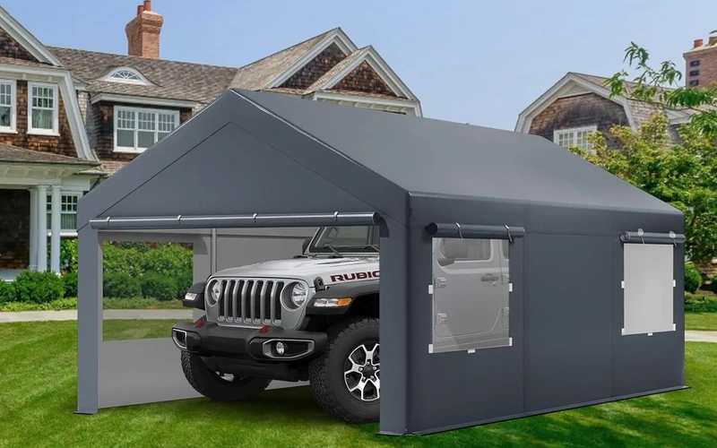 portable-steel-carport-canopy-with-sidewalls